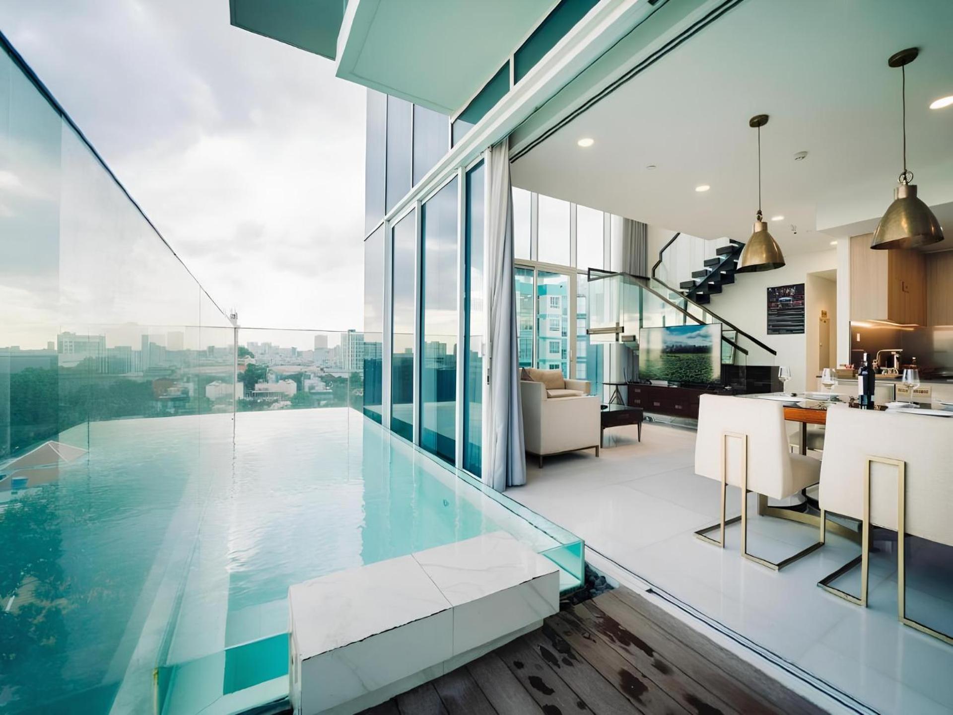 Serenity Saigon Sky Villas - Free One Way Airport Shuttle Ciudad Ho Chi Minh  Exterior foto